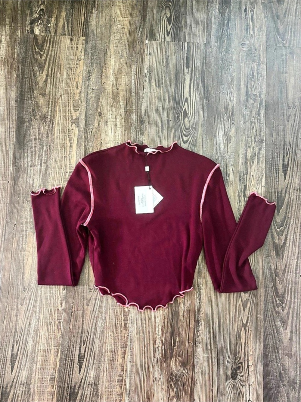 Burgundy Lounge Set Size Small NWT